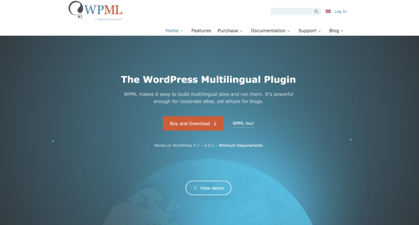 WPML homepage